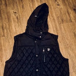 LRG vest with hoodie